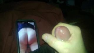 Stroking and cumming out Another Cum tribute for BBW MILF