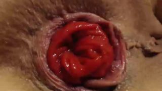 Oil in ass, fart, gape and asshole shaving