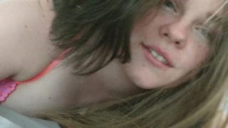 Billie Ruben's BF fucks her two orgasms: doggy, boobs bouncing, kissing