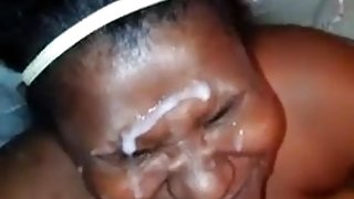 Facial for my homeboy wife