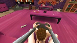 Sweaty Gamer Girlfriend - Shemale POV