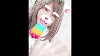 diary♡お尻の穴に挿入できるように、毎日少しずつ遊んでいます( *'艸｀) この動画は無音ですごめんなさい