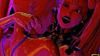 Fucking on Halloween - Futa Animation