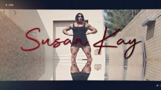 Muscle Milf Susan K Back Alley Flexing