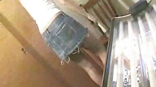 Hidden cams all over the solarium booth catching chicks