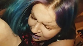 POV My Face Getting Fucked Doggy Style ANAL in Latex Dress Handcuffs