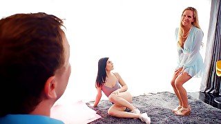 American hottie with natural tits Sadie Blake is fucked from behind