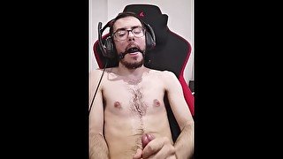 Plugged & Gagged slave boy uses his drool to edge and cum ( with post orgasm torture)