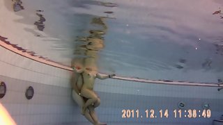 Wild fuck is recorded under water of the sauna pool 7