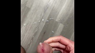 Jerking off and lots of cum