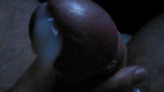 I masturbate while watching a porn video and cum hard