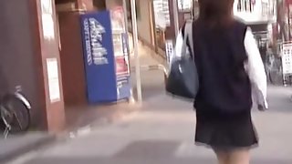 Tender Japanese schoolgirl in a nasty sharking video