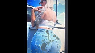 Jen Bretty Nice Ass in Jeans Cum Tribute