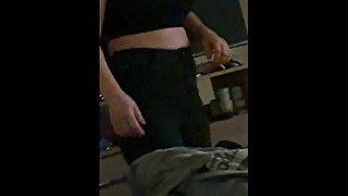 Creepy step mom sneak into step son room to fuck