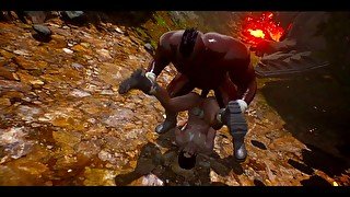 Mechanics fucking hiding at work 3D