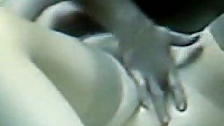 Self fisting my hungry shaved pussy on homemade video