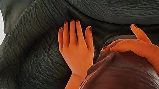 Gay Furry Blowjob in POV