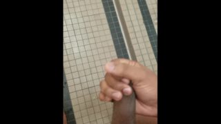 Jerking in Public Shower