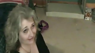 Woman suck his hard cock