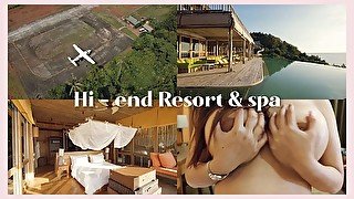 Sex vlog, sex on the beach, extreme squirting in public