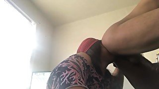 Tranny eating thugs ass