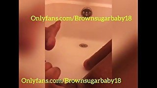 Peeing in the shower