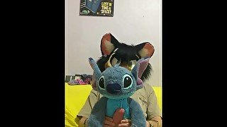 Chuckles Shep x Stitch Plushie