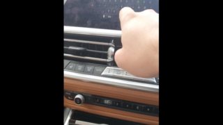 Step mom in leggings get fucked in the car by step son during an trip to London 