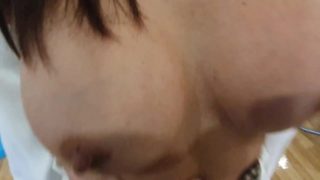 New secretary interview for job. We need sexy girl. She is very hot. Stocking and miniskirt uniform