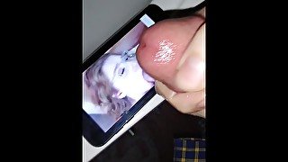 Stroking My Big Cock To Aria Kai