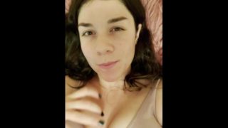 Amateur Aussie fondles bouncy tits - isolation boredom