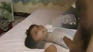 Cutie asian chick blows and gets rammed hard