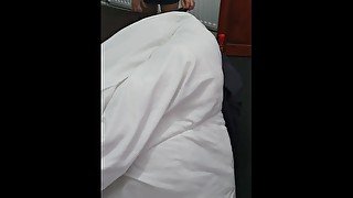 Kim Kardashian lift up mini skirt without panties under get fucked by Kanye West