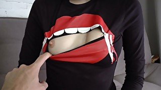 Mia Evans im Casting bei Stefolino