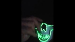 Cholo skull stroking his cock. Watching porn. Bout to get his night started