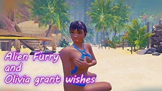 Alien Furry & Olivia (Wild Life) we both got our wishes