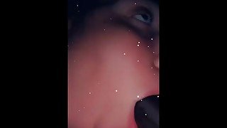 Pawg sloppy deep throat bbc