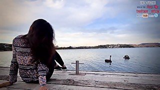 My Indian GF gives Blowjob In Mall and Swallowed it too - Indian Diva