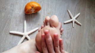 Фетиш ног. Мандариновое настроение)