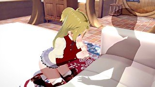 MUSHOKU TENSEI : Jobless Reincarnation ZENITH GREYRAT loves cum (3D HENTAI)