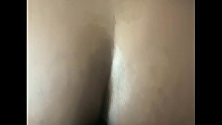 Dude Gives BabySitter Vigorous Backshots and leaves load on her phat azz