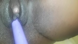 Boyfriend plays with new toy