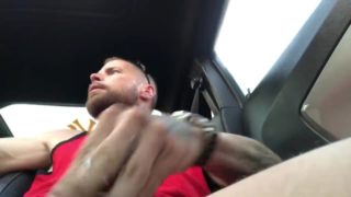 Had to cum stuck in traffic!!