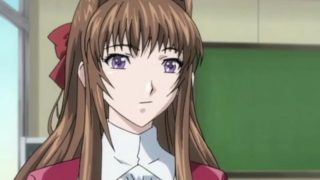 horny hentai teen gets drilled in her tight holes