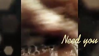 Mature Ebony BBW Playing With Boobs