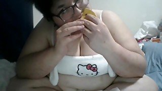 BBW feedee eats Taco Bell (pt 2.)