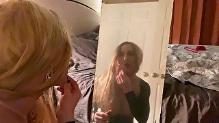 Crossdresser Getting Ready to Get Fucked