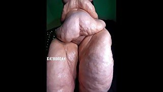 Fat GODMAMA'S Swinging Milkshakes Makes You Want To Cum All Over
