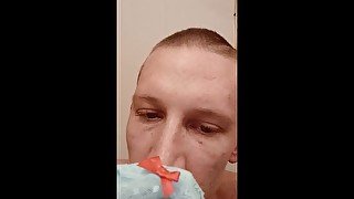 Smelling my stepmoms panties