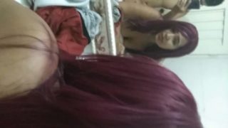 Fucking my stepaunt in the bathroom